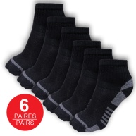 Black socks Rad & CO for men (pack of 6)
